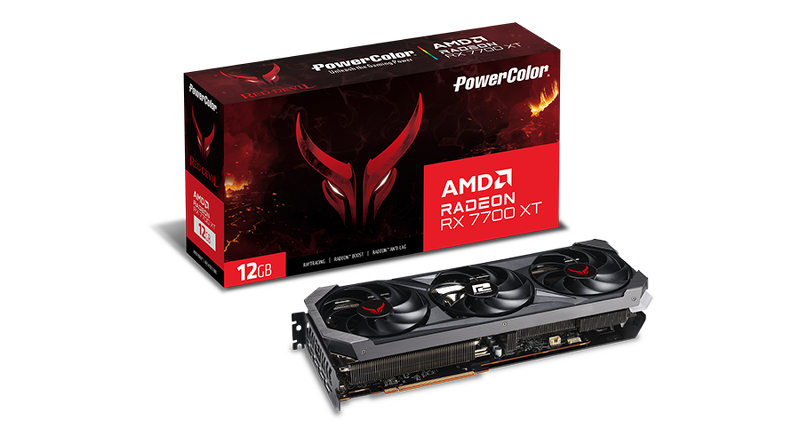 Product Image for PowerColor Radeon RX 7700XT Red Devil 12GB