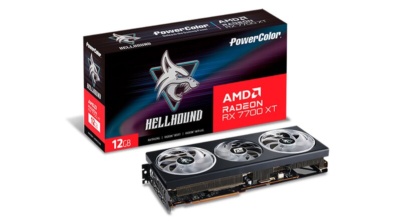 PowerColor Radeon RX7700XT Hellhound 12GB