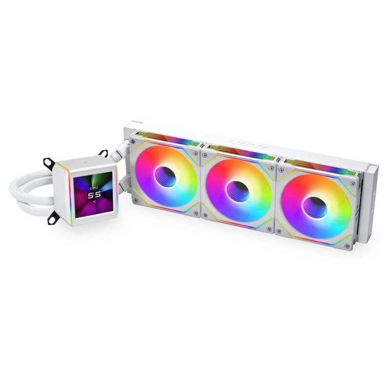 Läs mer om Lian Li Galahad II LCD INF 360mm / ARGB - White