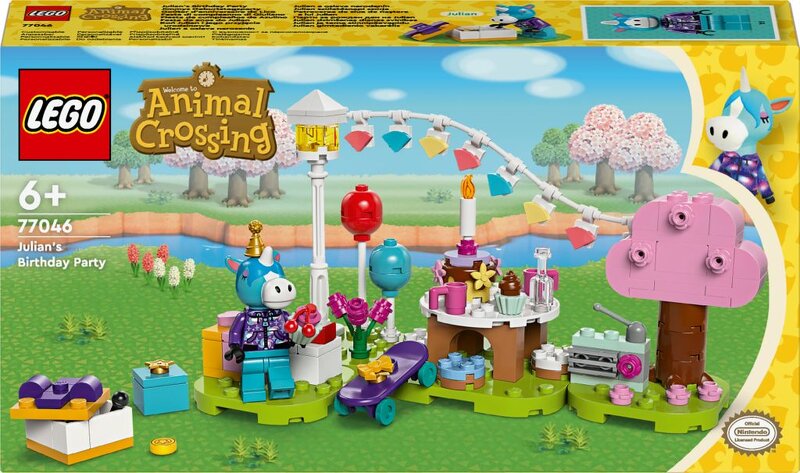 Läs mer om LEGO Animal Crossing Julians födelsedagskalas 77046
