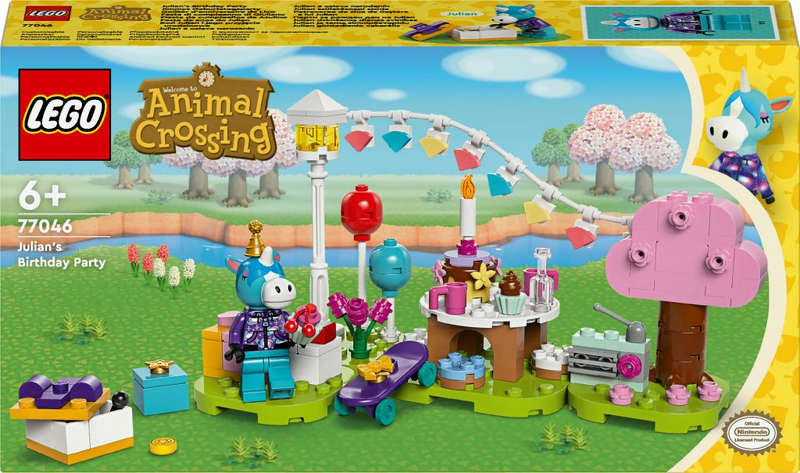 Product Image for LEGO Animal Crossing Födelsedagskalas hos Julian 77046