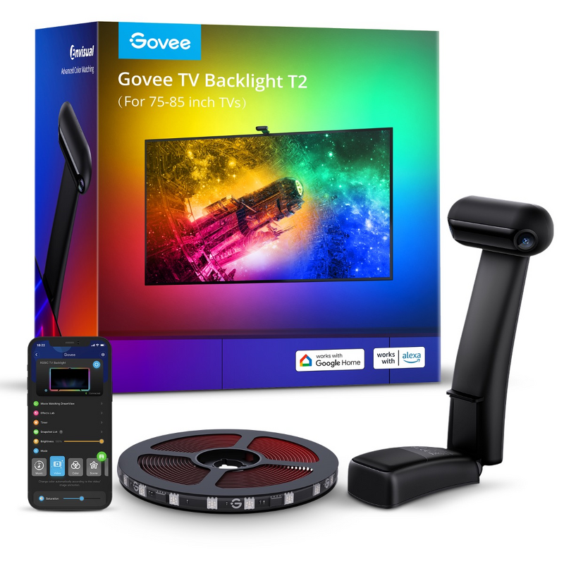 Product Image for Govee Envisual TV Backlight T2 with Dual Cameras