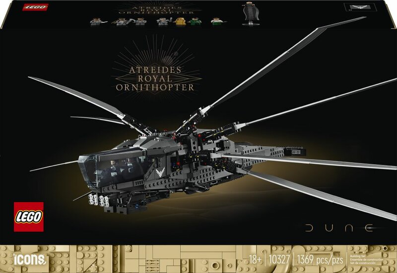 Läs mer om LEGO Icons Atreides Royal Ornithopter 10327