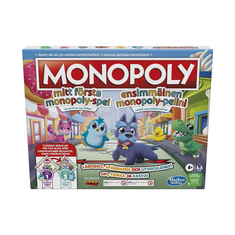 Hasbro Gaming Monopol – Mitt första Monopol (Sv)