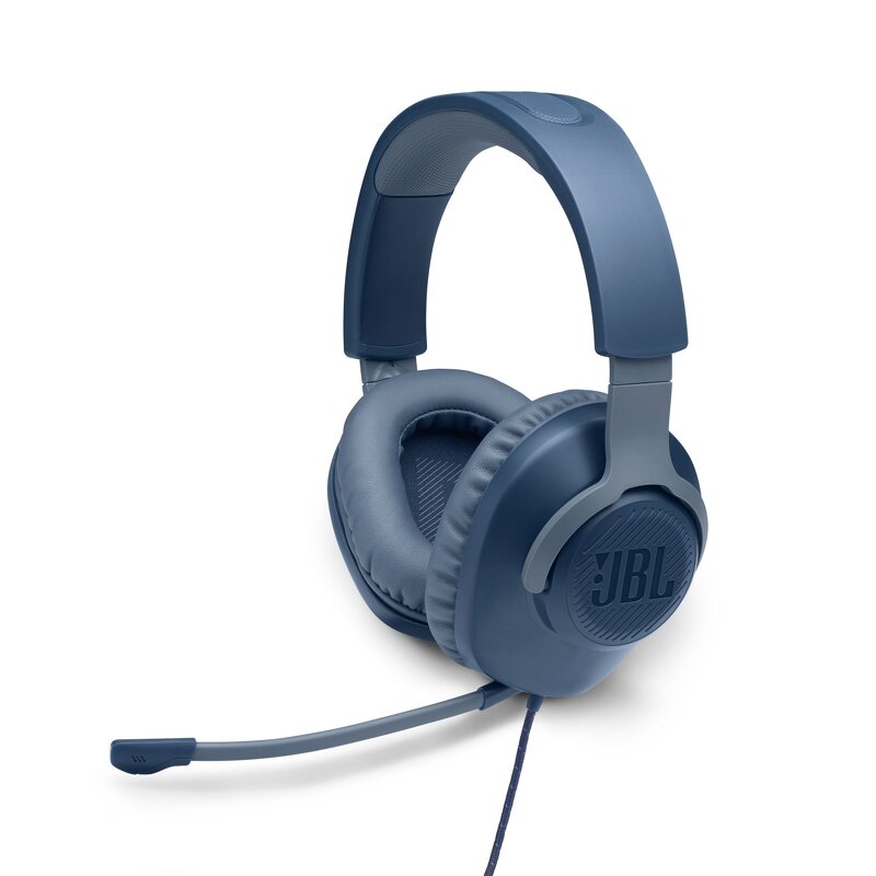 Produktfoto för JBL Quantum 100 / Gaming-Wired / Over-ear - Blue