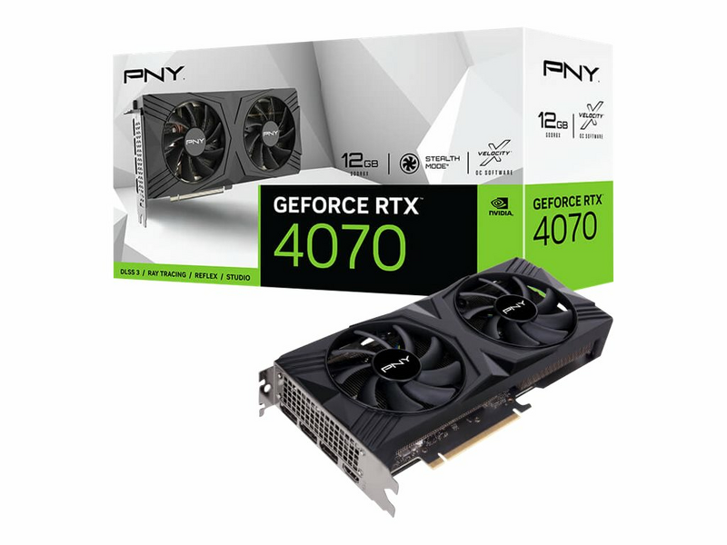 Product Image for PNY GeForce RTX 4070 Verto Dual 12GB