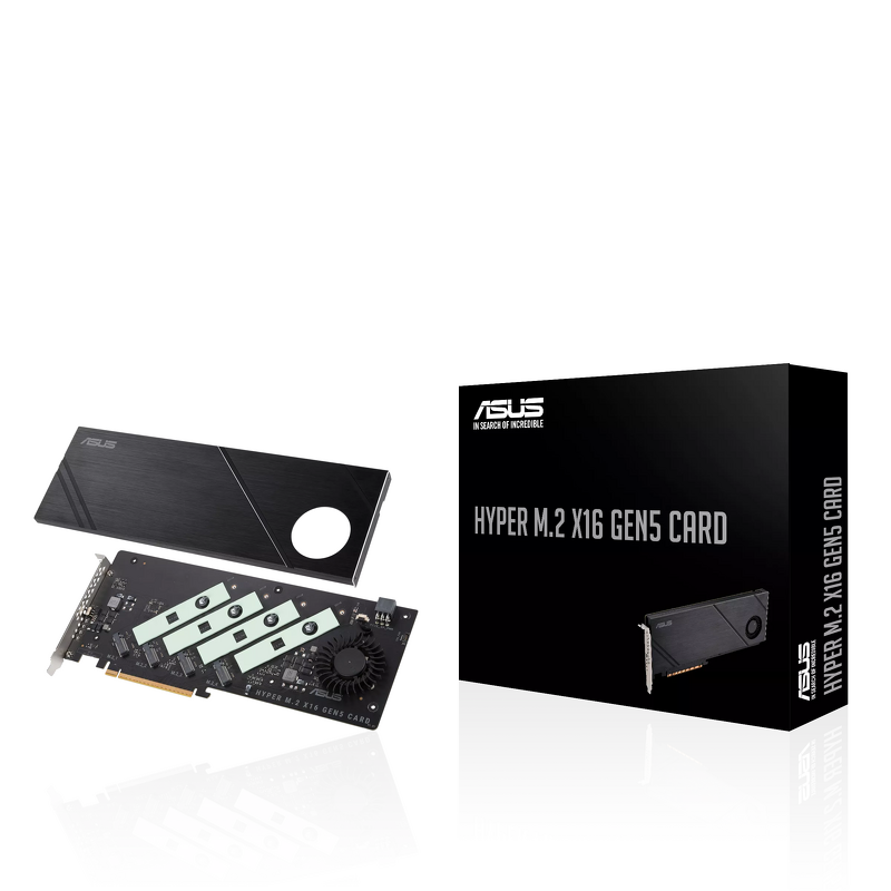 Product Image for Asus Hyper M.2 X16 Gen5 Card