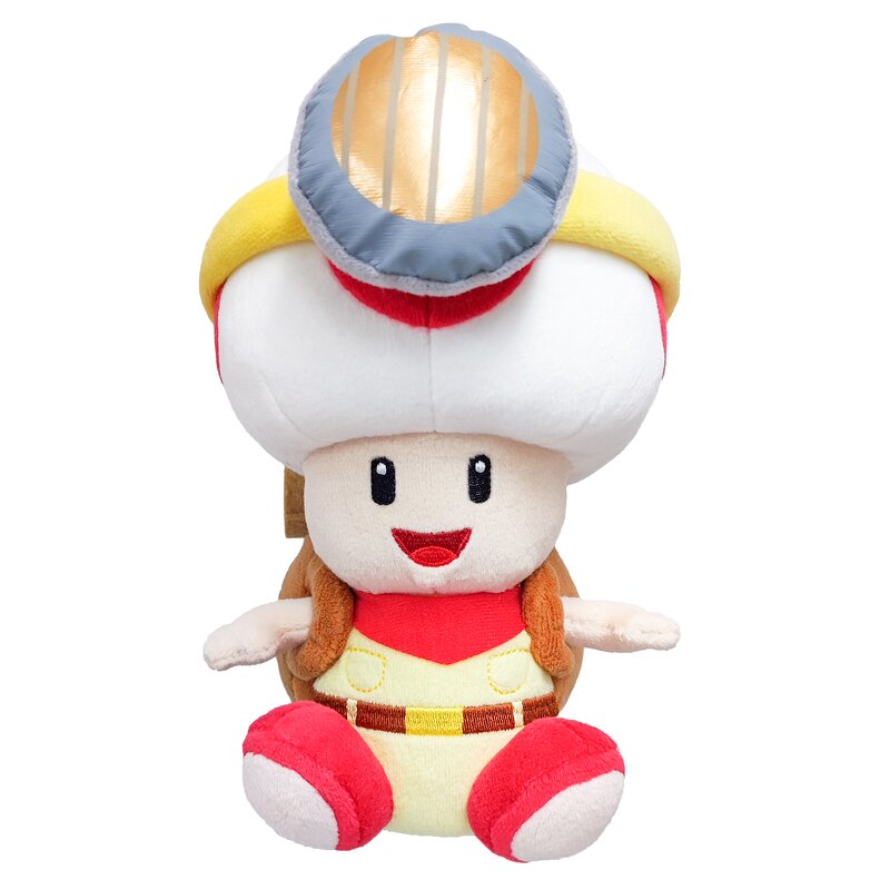Läs mer om Super Mario Plush Captain Toad - 18 cm