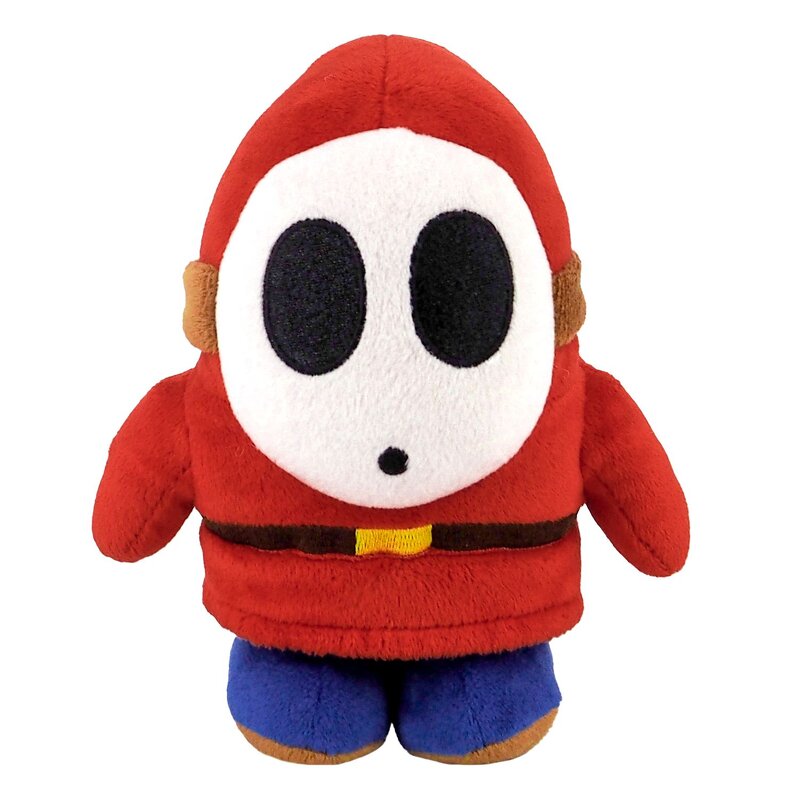 Läs mer om Super Mario Plush Shy Guy - 17 cm