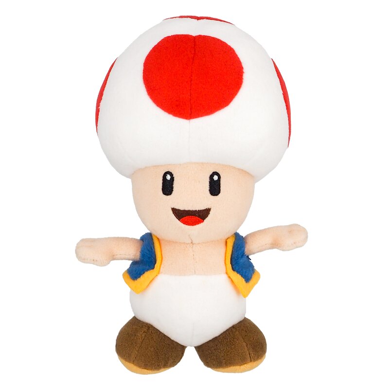 1UP Super Mario Plush Toad – 20 cm