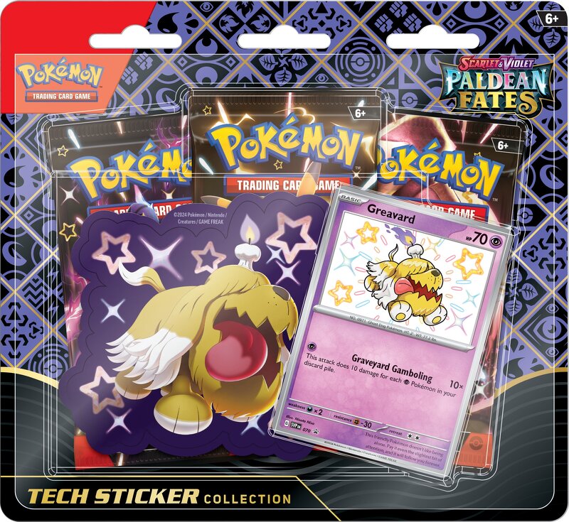 Läs mer om Pokemon Scarlet & Violet 4.5: Paldean Fates Tech Sticker Collection