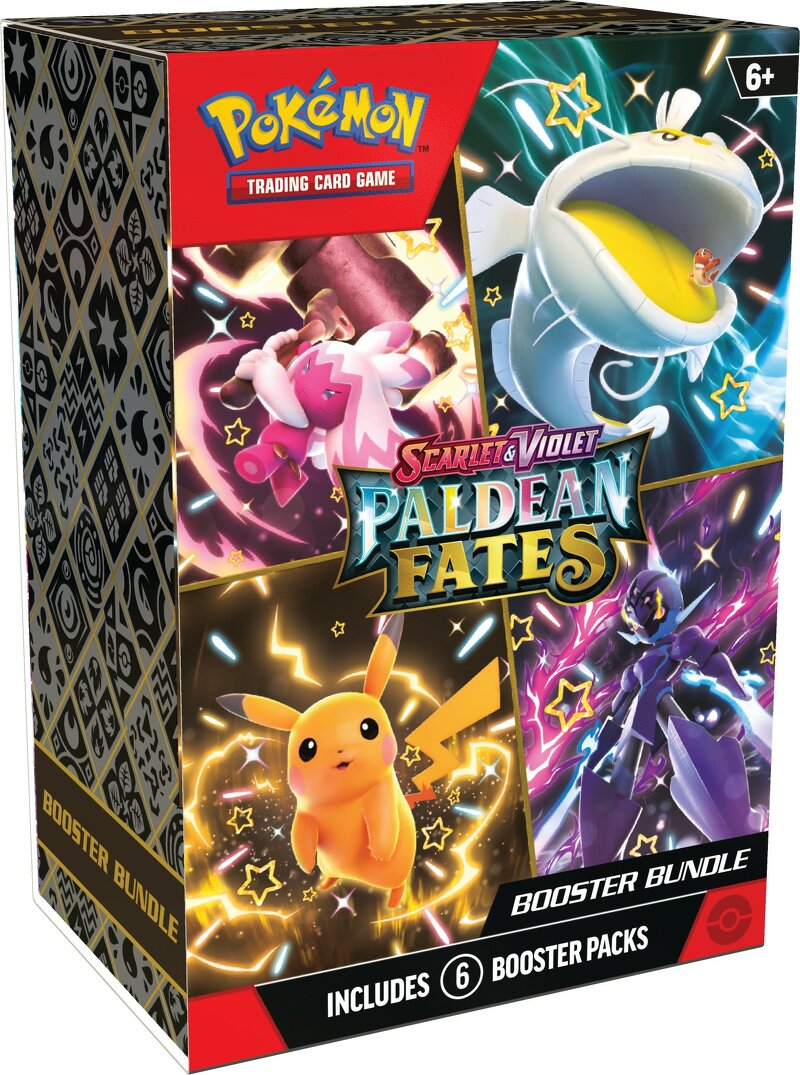 Läs mer om Pokemon Scarlet & Violet 4.5: Paldean Fates Booster Bundle (6 boosters)