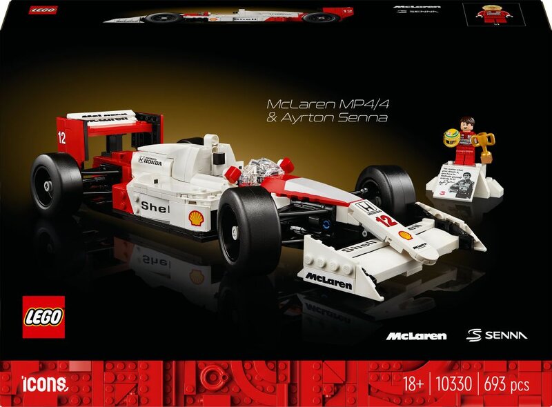 LEGO Icons McLaren MP4/4 & Ayrton Senna Set 10330