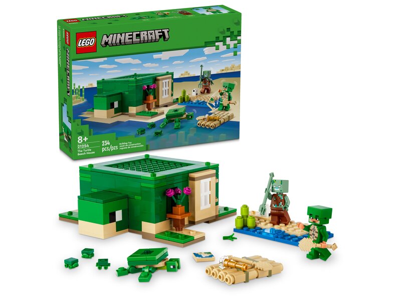 Läs mer om LEGO Minecraft Sköldpaddshuset 21254