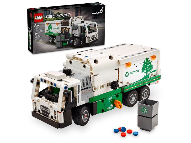 Läs mer om LEGO Technic Mack® LR Electric sopbil 42167