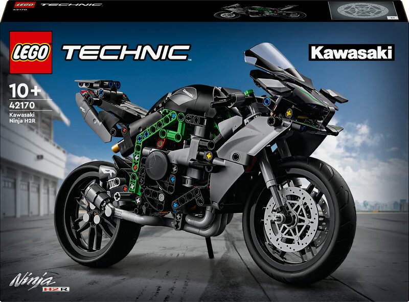 Läs mer om LEGO Technic Kawasaki Ninja H2R Motorcykel 42170