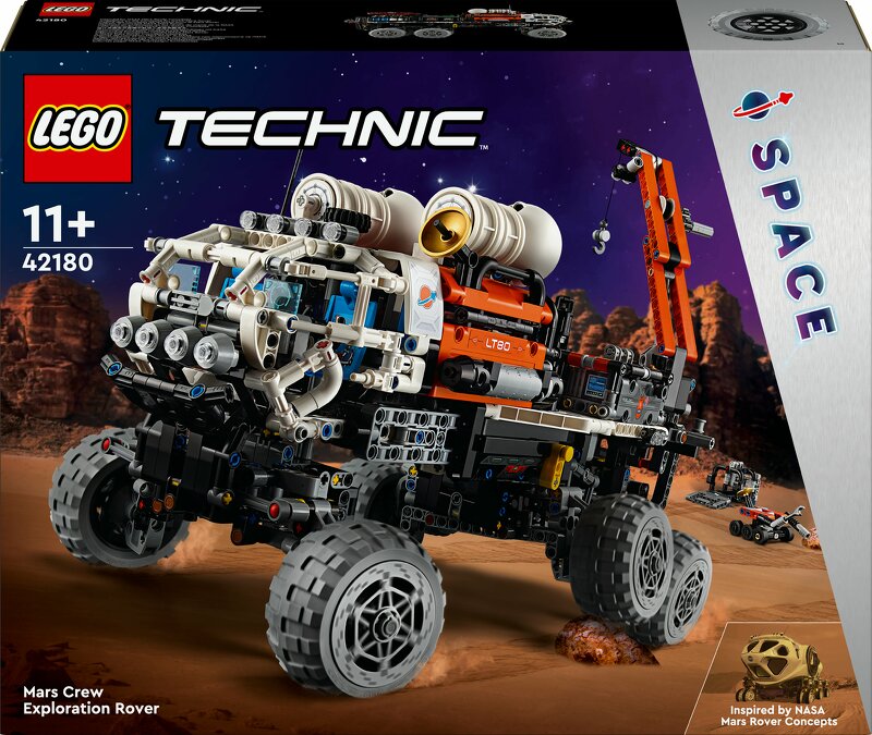 Läs mer om LEGO Technic Rover för utforskning på Mars 42180