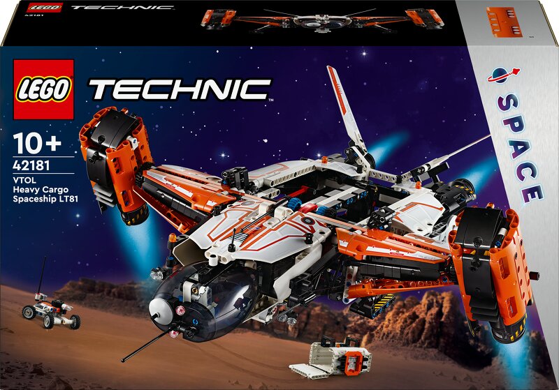 Läs mer om LEGO Technic VTOL Tungt fraktrymdskepp LT81 42181
