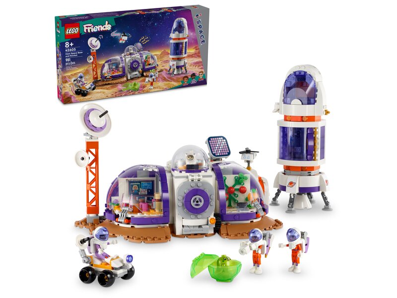 Läs mer om LEGO Friends Rymdbas på Mars med raket 42605