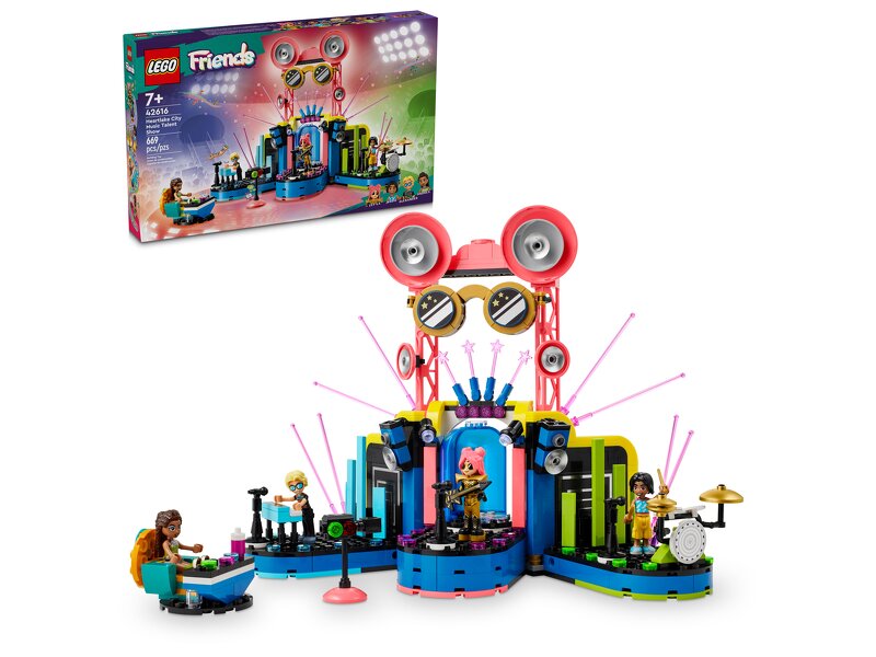 Läs mer om LEGO Friends Heartlake Citys musiktalangshow 42616