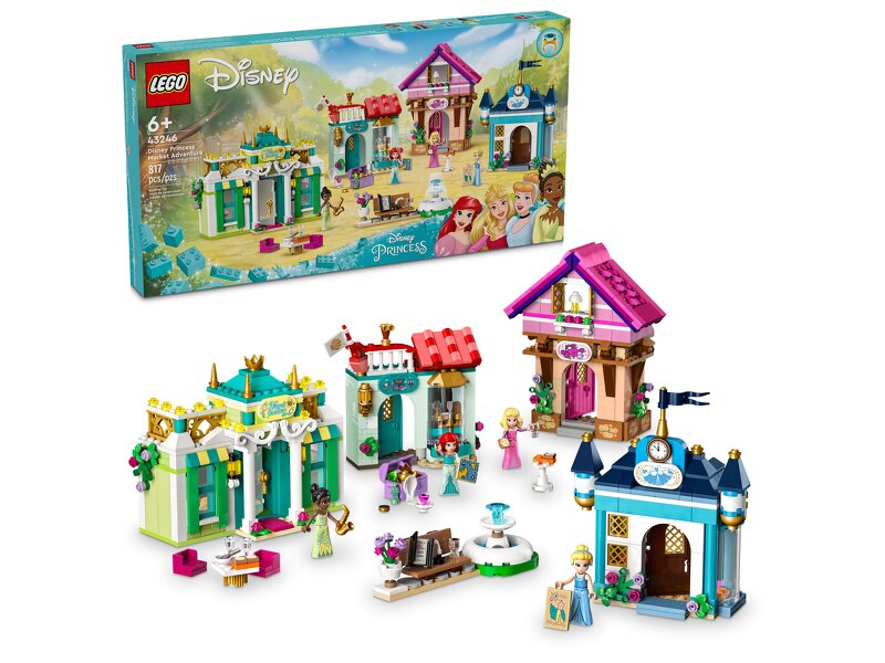 Läs mer om LEGO Disney Princess Disneyprinsessornas marknadsäventyr 43246