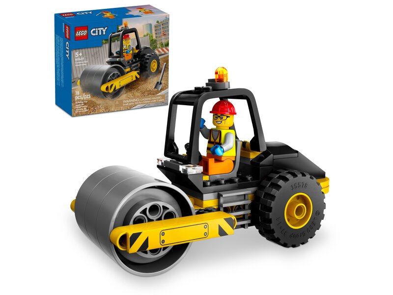 Läs mer om LEGO City Great Vehicles Ångvält 60401