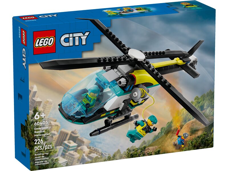 Läs mer om LEGO City Great Vehicles Räddningshelikopter 60405