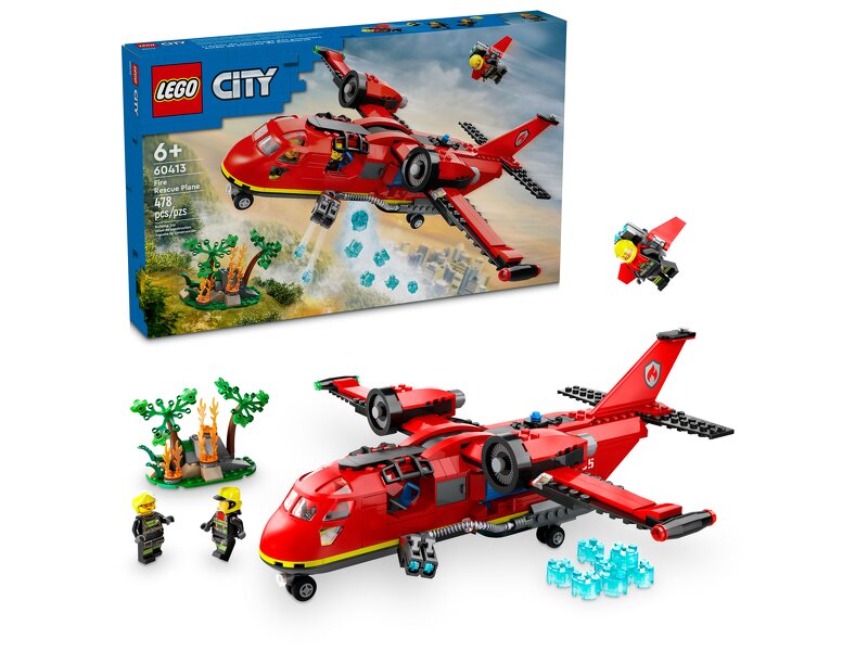 Läs mer om LEGO City Fire Brandräddningsplan 60413