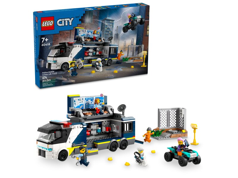 Läs mer om LEGO City Police Polisens mobila laboratoriebil 60418