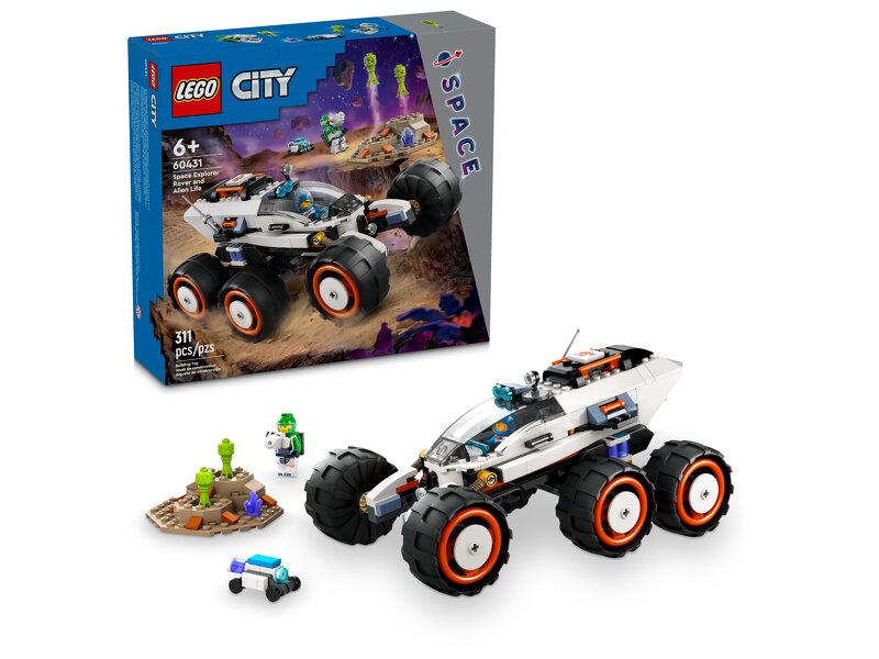 Läs mer om LEGO City Space Rymdrover och utomjordiskt liv 60431