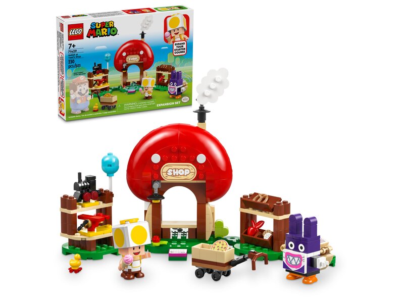Läs mer om LEGO Super Mario Nabbit vid Toads butik – Expansionsset 71429