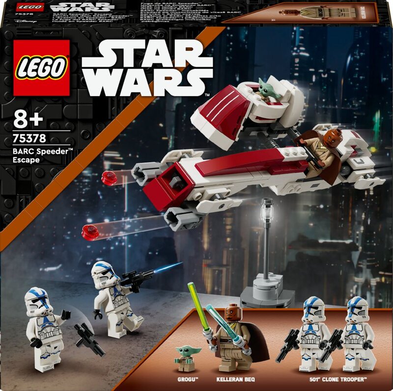 Läs mer om LEGO Star Wars BARC Speeder Escape 75378