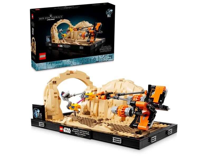 Läs mer om LEGO Star Wars Mos Espa Podrace Diorama 75380