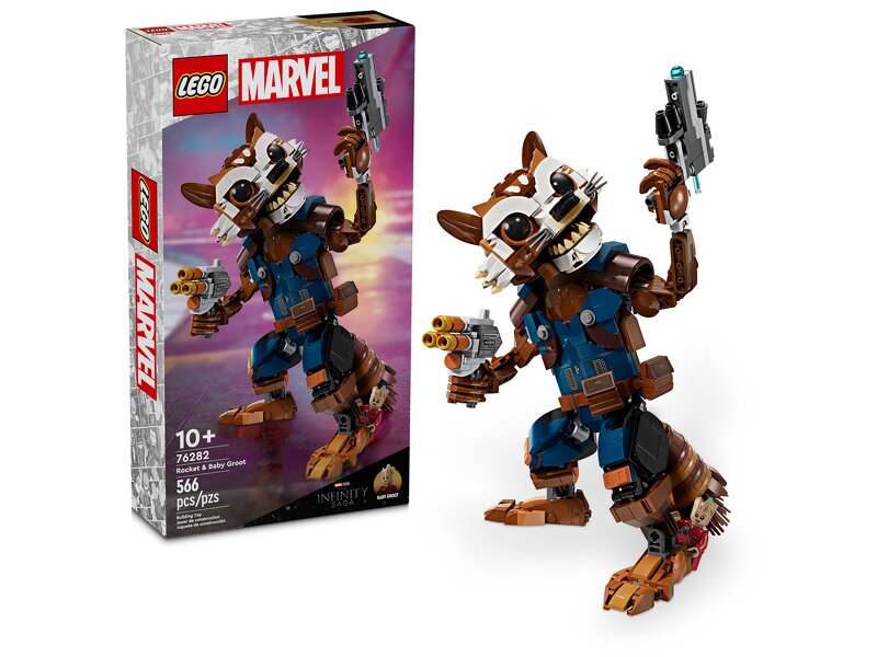 Läs mer om LEGO Super Heroes Marvel Rocket & Baby Groot 76282