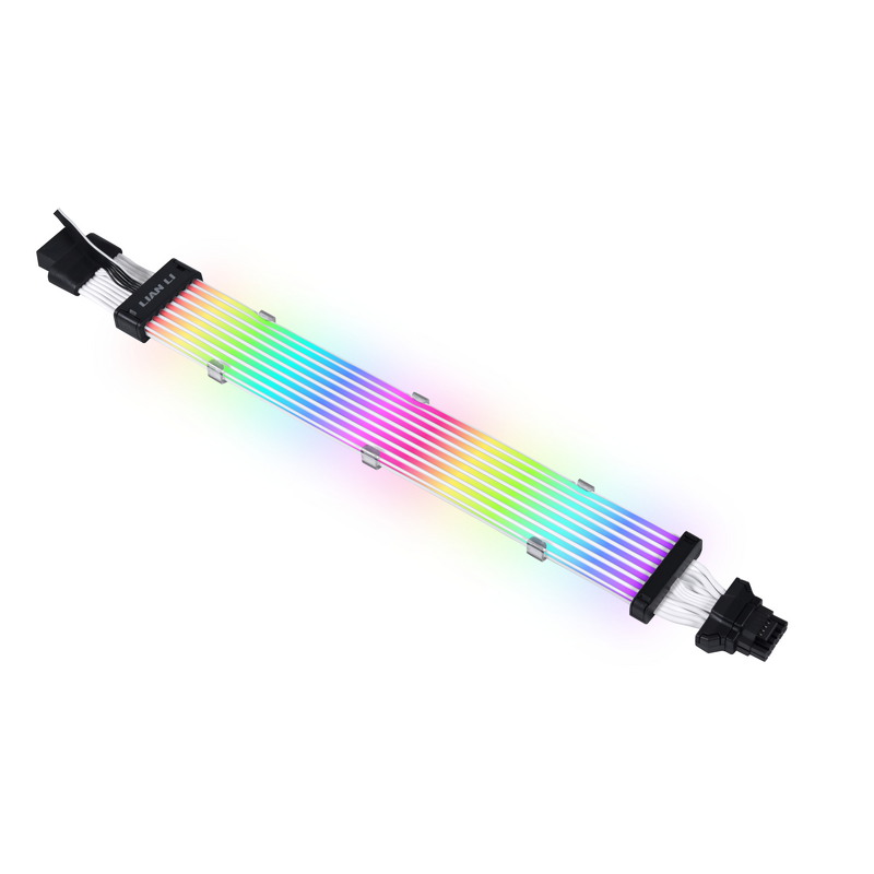 Product Image for Lian Li Strimer plus V2 16-8 - 12+4pin connector / 8 light guides / 16 AWG