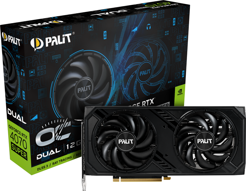 Product Image for Palit GeForce RTX 4070 Super Dual 12GB
