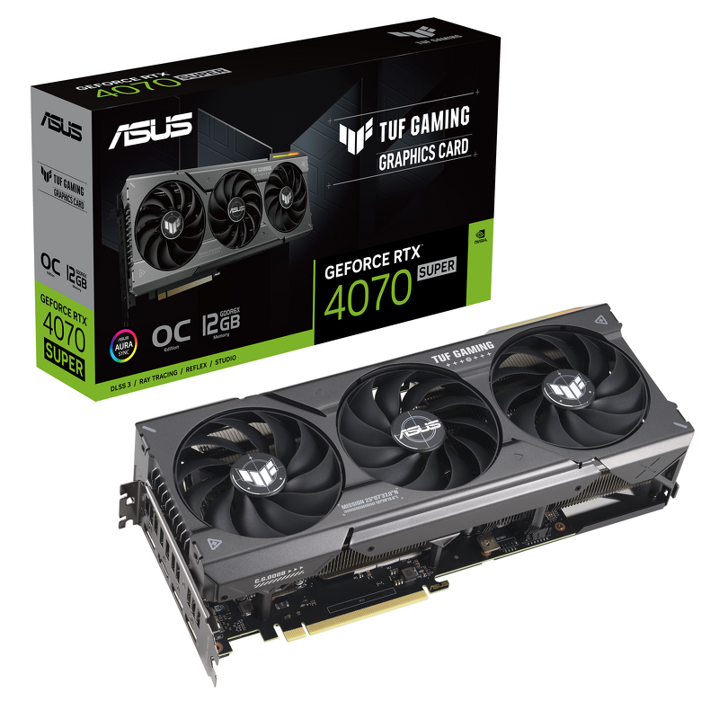 Product Image for ASUS TUF GeForce RTX 4070 Super 12GB Gaming OC