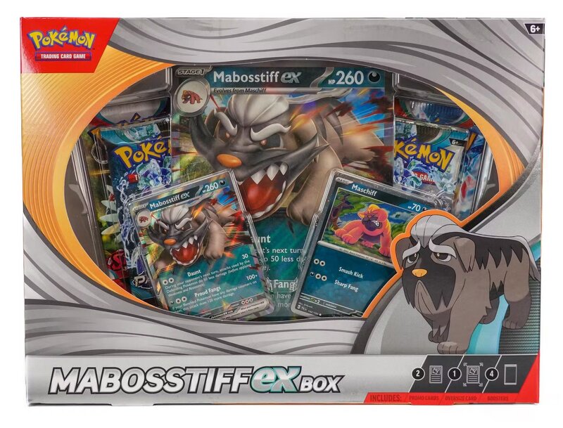 Läs mer om Pokemon Mabosstiff EX Box