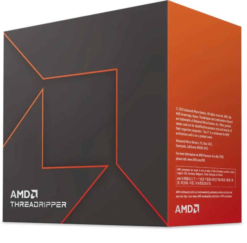 AMD Ryzen Threadripper 7980X / 64 Cores / 128 Threads / 5.1 GHz