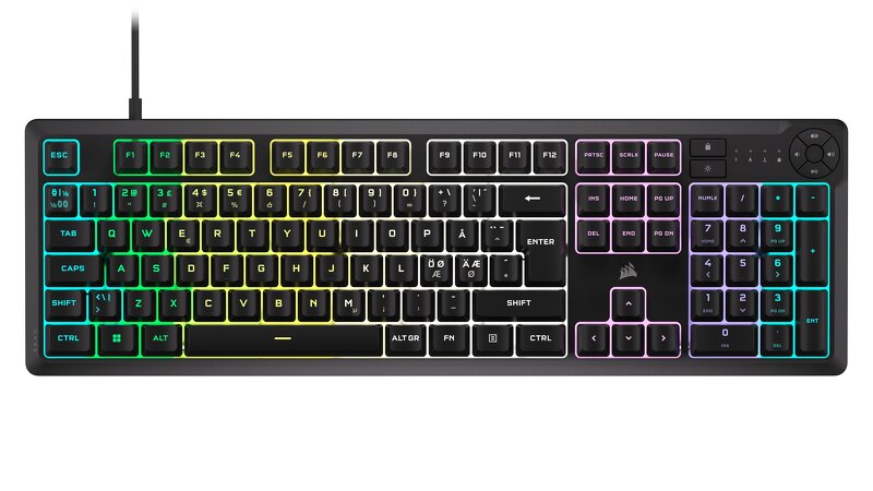 Läs mer om Corsair K55 Core RGB Gaming Keyboard