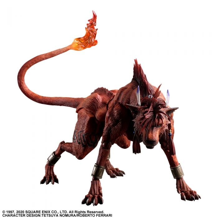 Läs mer om Final Fantasy VII Remake: Play Arts Kai - Red XIII Action Figure 25cm