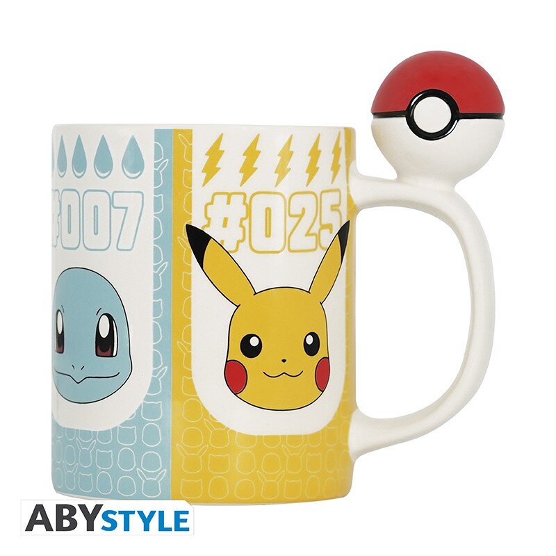 Läs mer om Pokémon - Mug 3D Pokéball 460 ml
