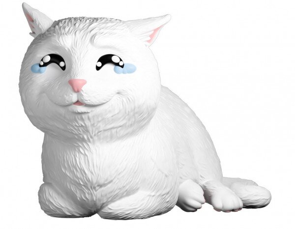 Läs mer om Meme: Crying Cat Figur 8cm