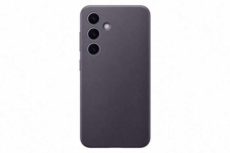 Samsung Galaxy S24 Vegan Leather Case – Dark Violet