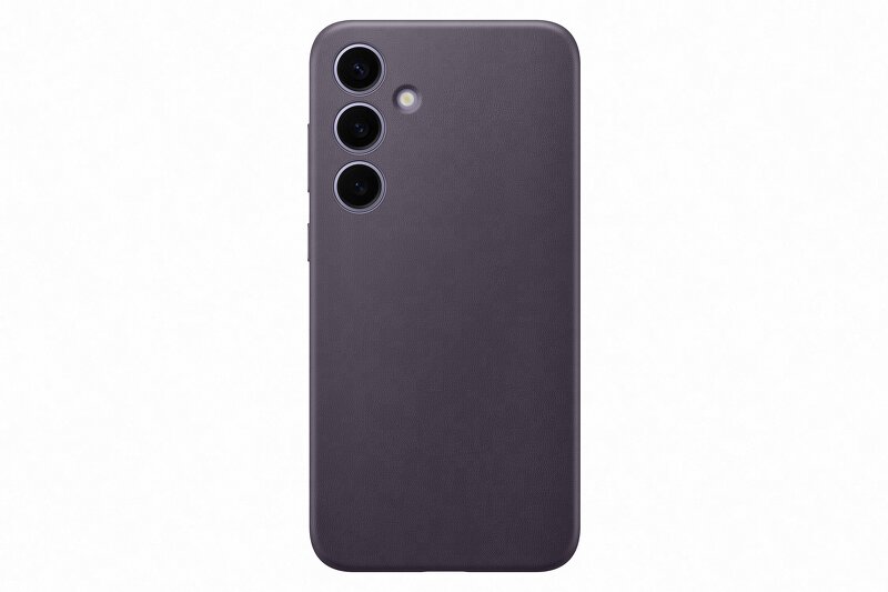 Läs mer om Samsung Galaxy S24+ Vegan Leather Case - Dark Violet