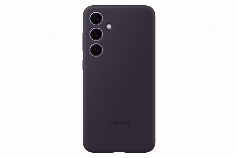 Samsung Galaxy S24+ Silicone Case – Dark Violet