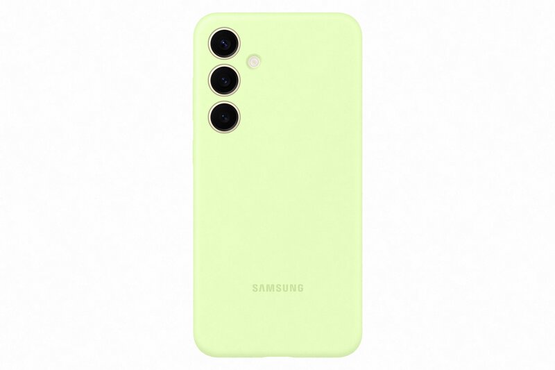 Samsung Galaxy S24+ Silicone Case – Light Green