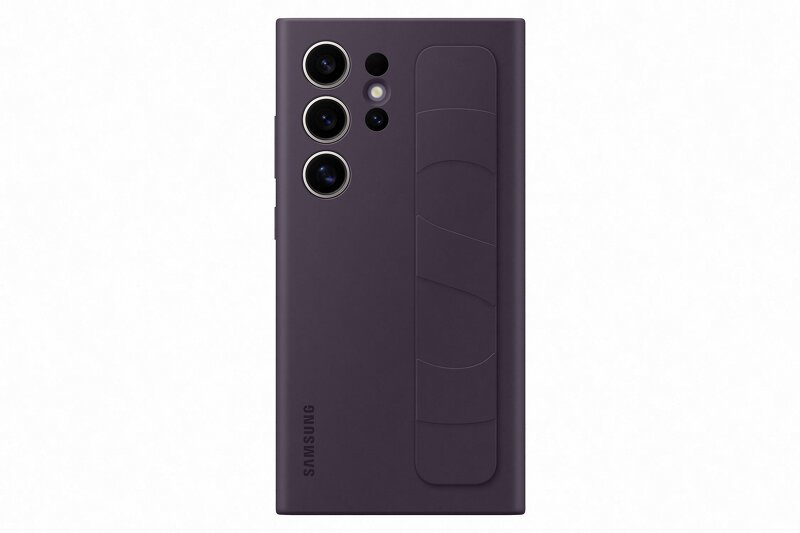 Läs mer om Samsung Galaxy S24 Ultra Standing Grip Case - Dark Violet