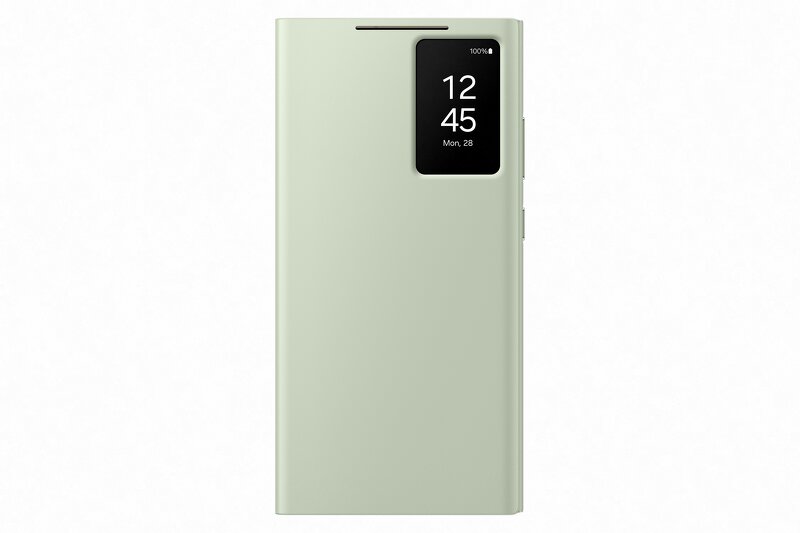 Samsung Galaxy S24 Ultra Smart View Wallet Case – Light Green