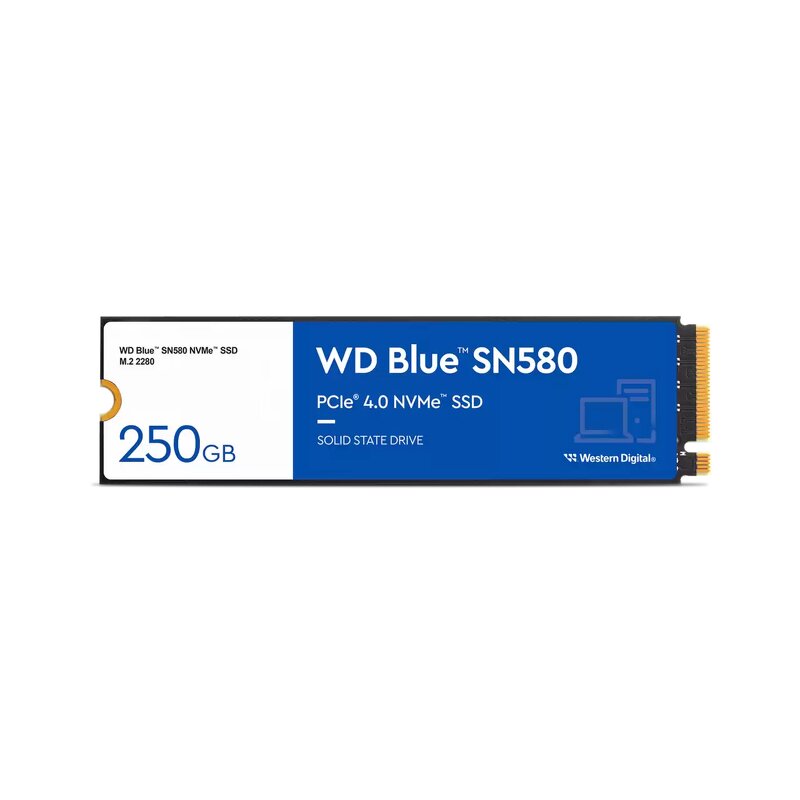 WD SSD Blue SN580 250GB PCIe Gen4 NVMe